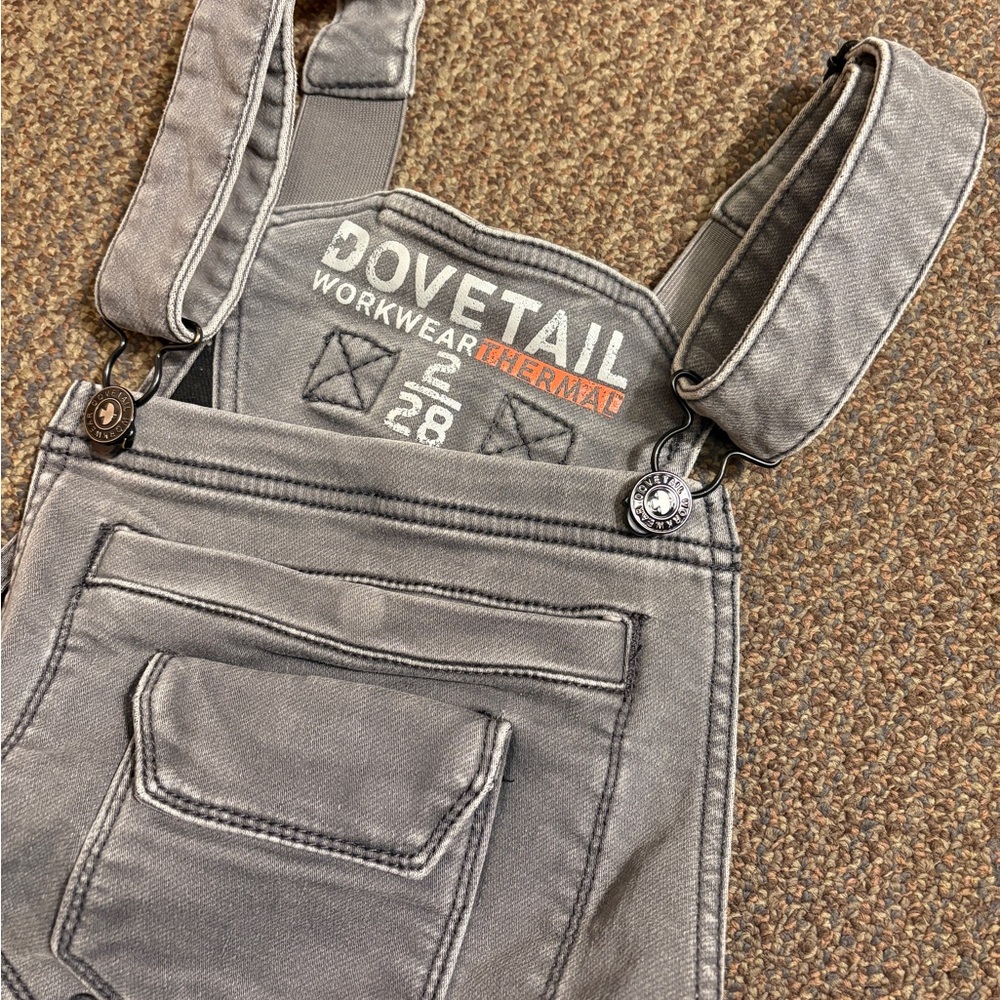 Dovetail Women's Thermal Drop Seat Overalls size 2/28 - Picture 4 of 6